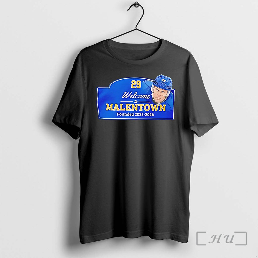 Alex Lyon Buffalo Sabres Welcome To Malentown Founded 2025 2026 Tshirts Sweater