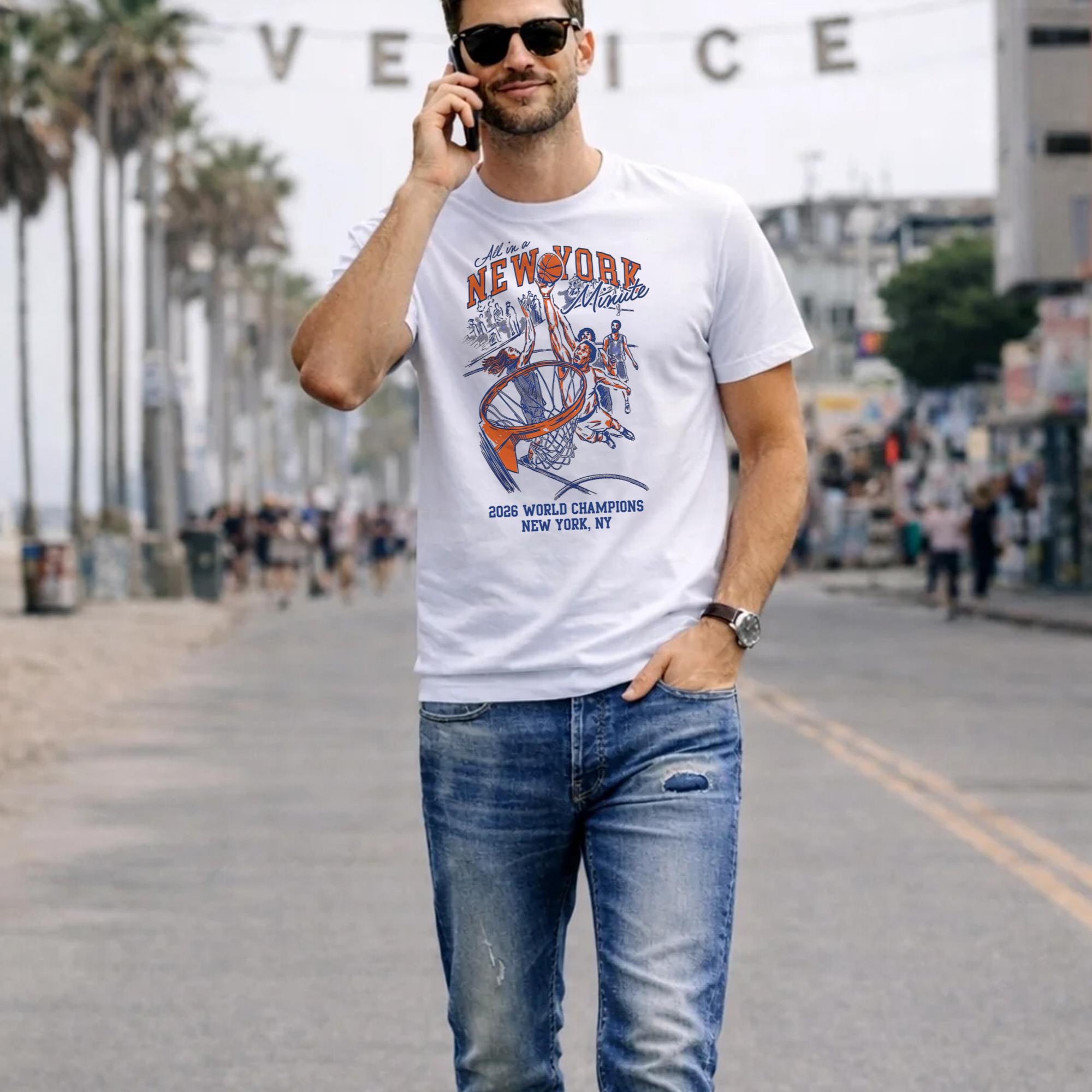 All In A New York Minute 2026 World Champions Shirt
