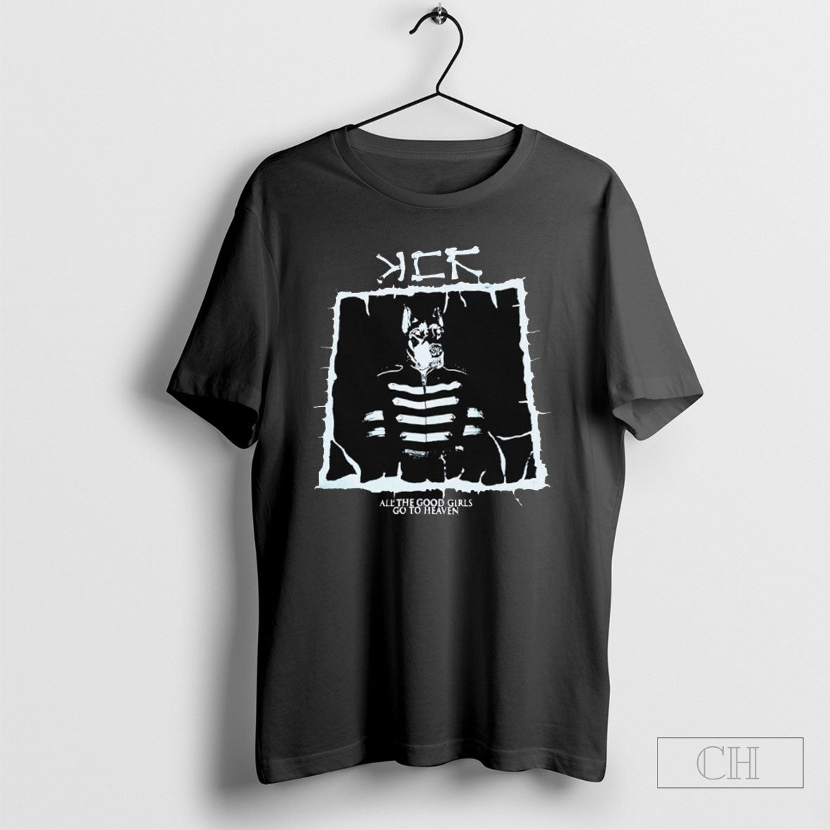 All The Good Girls Go To Heaven Dog Tee Shirt