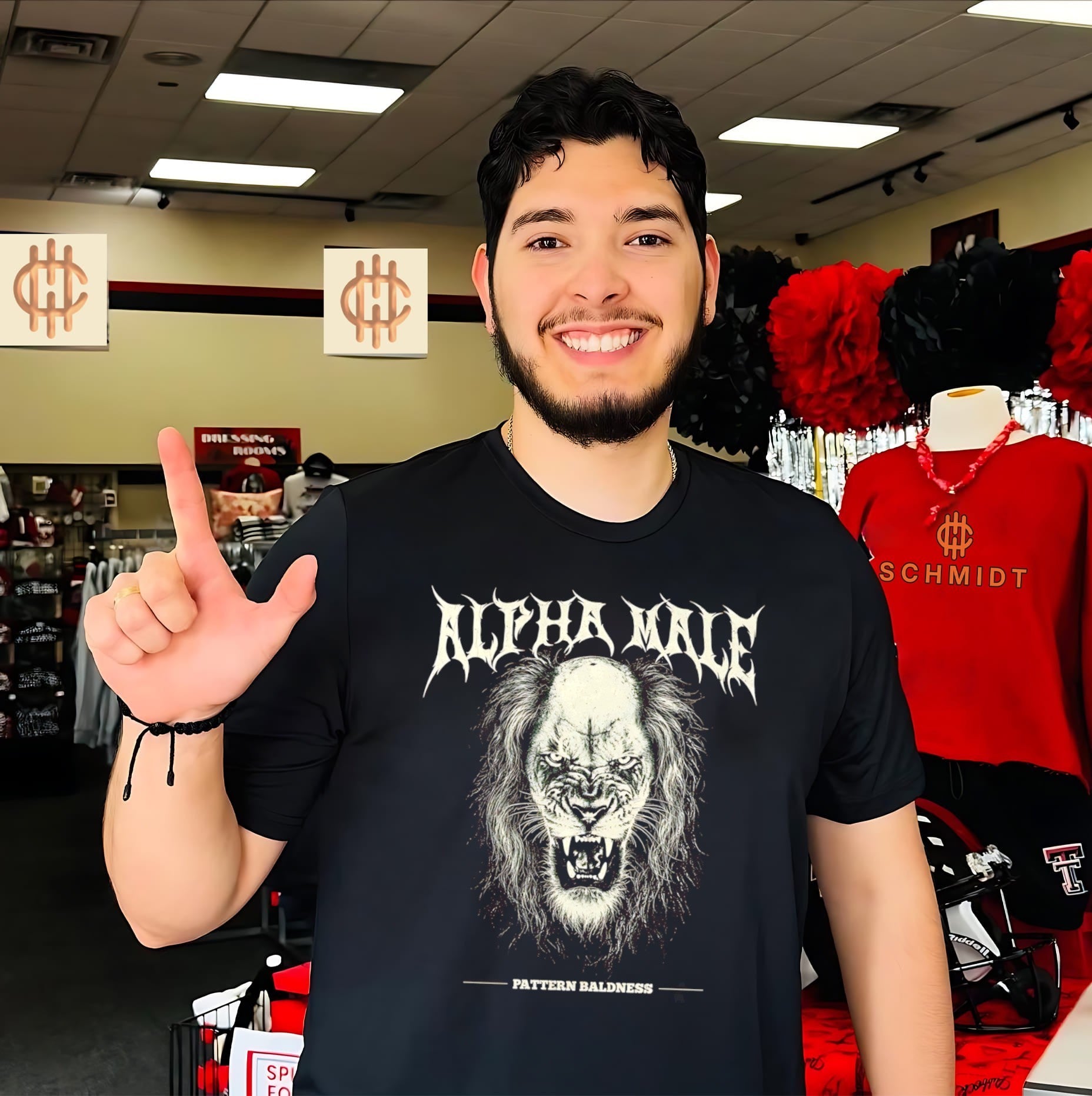 Alpha Male Pattern Baldness Lion hair loss shirt