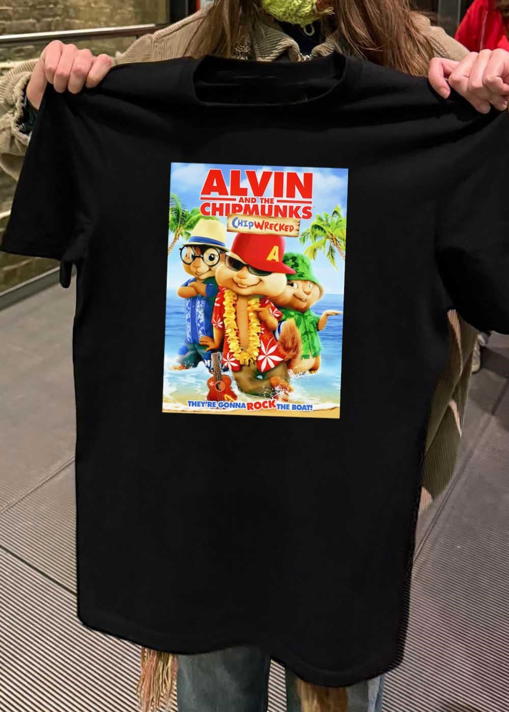Alvin and the Chipmunks Chipwrecked They Are Gonna Rock the Boat T-Shirt
