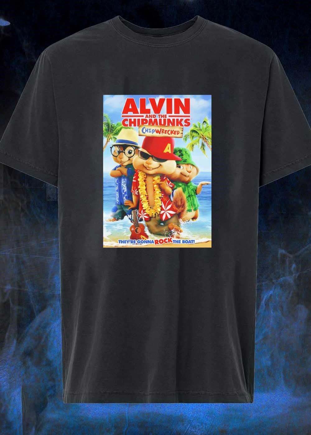 Alvin and the Chipmunks Chipwrecked They Are Gonna Rock the Boat T-Shirt