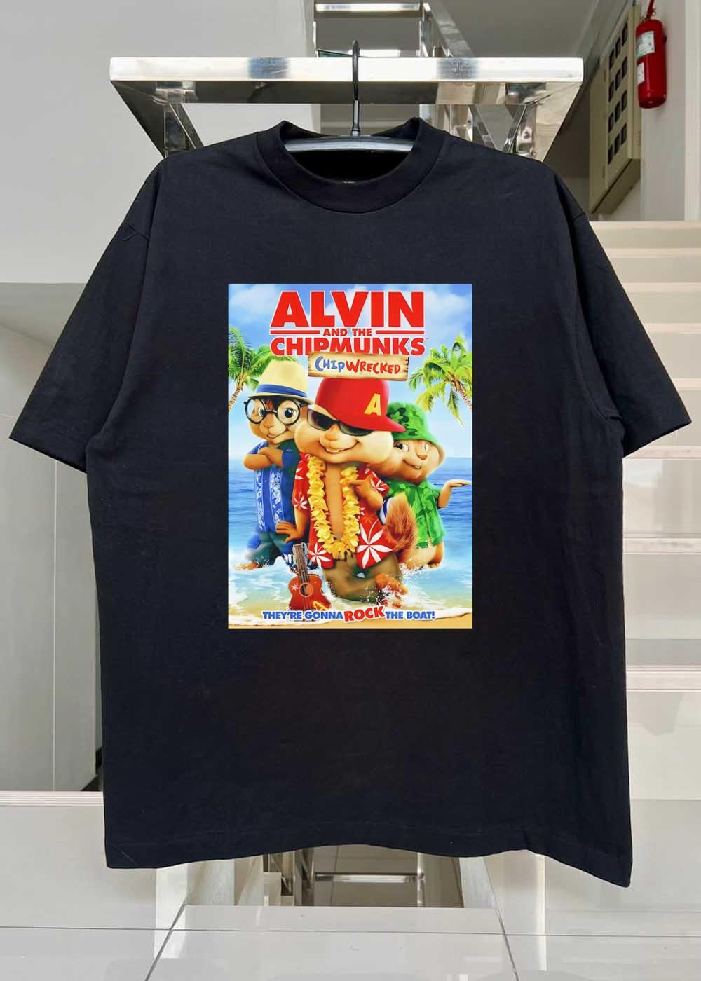 Alvin and the Chipmunks Chipwrecked They Are Gonna Rock the Boat T-Shirt