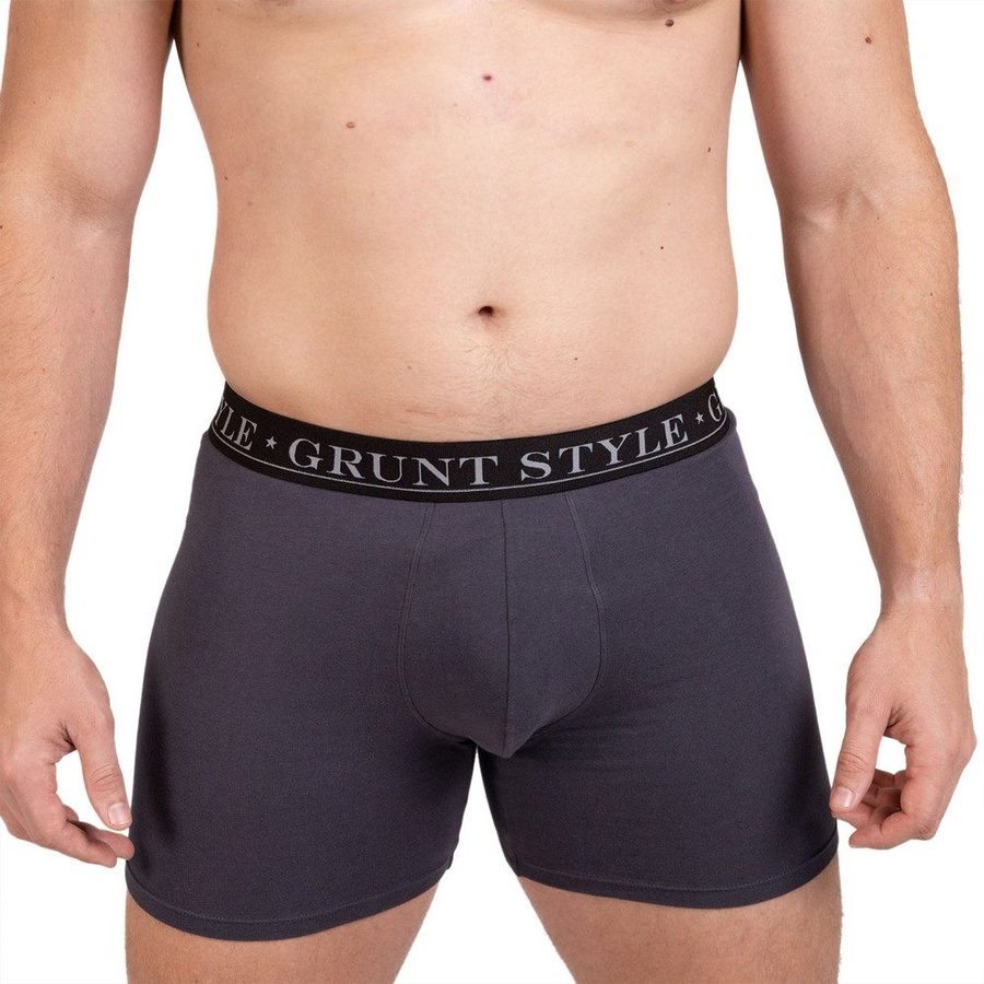 Base Command 2-Pack Boxer Briefs - Dark Gray & Tropical Death Military Green