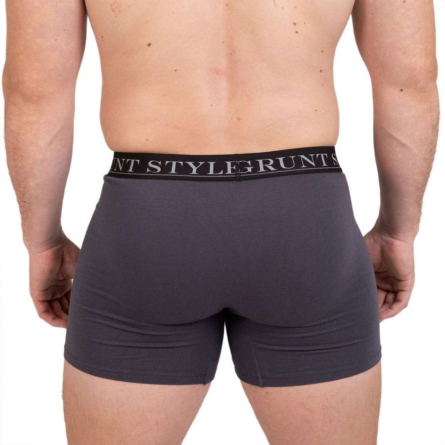 Base Command 2-Pack Boxer Briefs - Dark Gray & Tropical Death Military Green