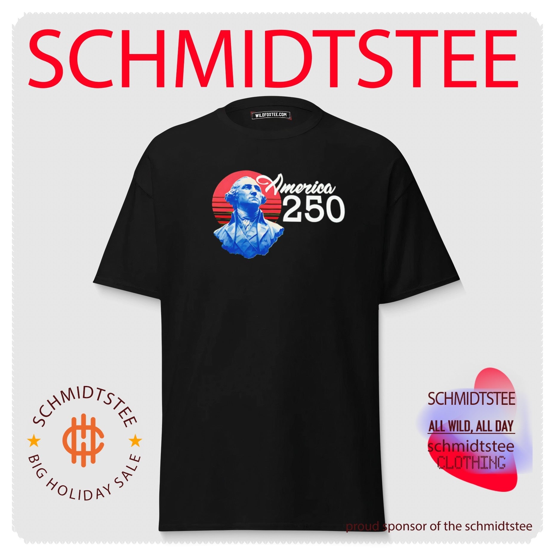 America 250 George Washington Patriotic shirt