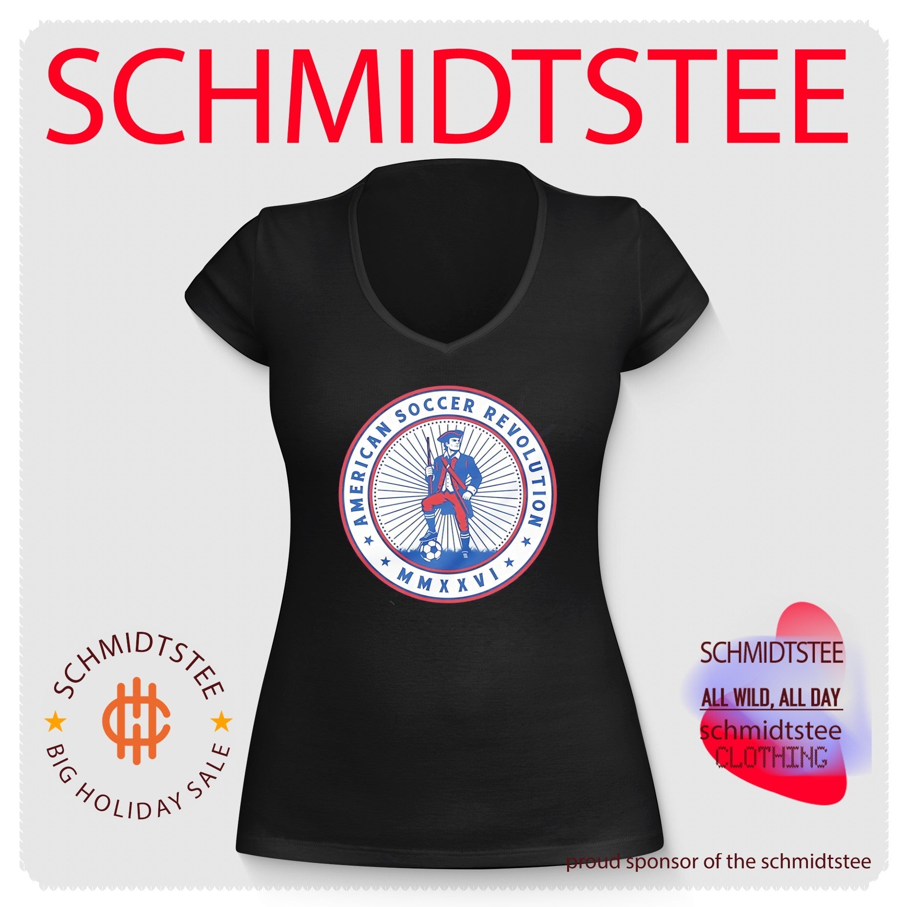 American Soccer Revolution graphic shirt