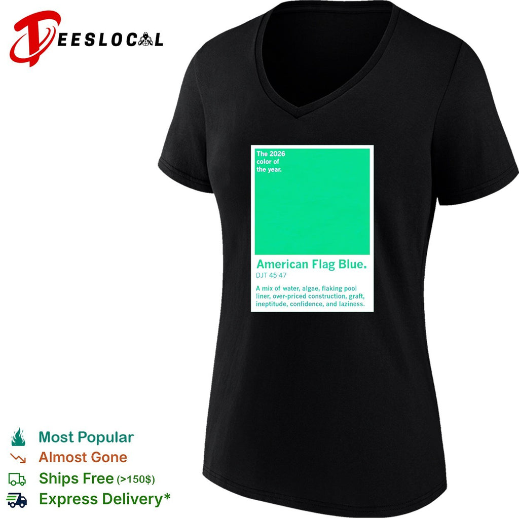 American flag blue 2026 color of the year DJT parody shirt
