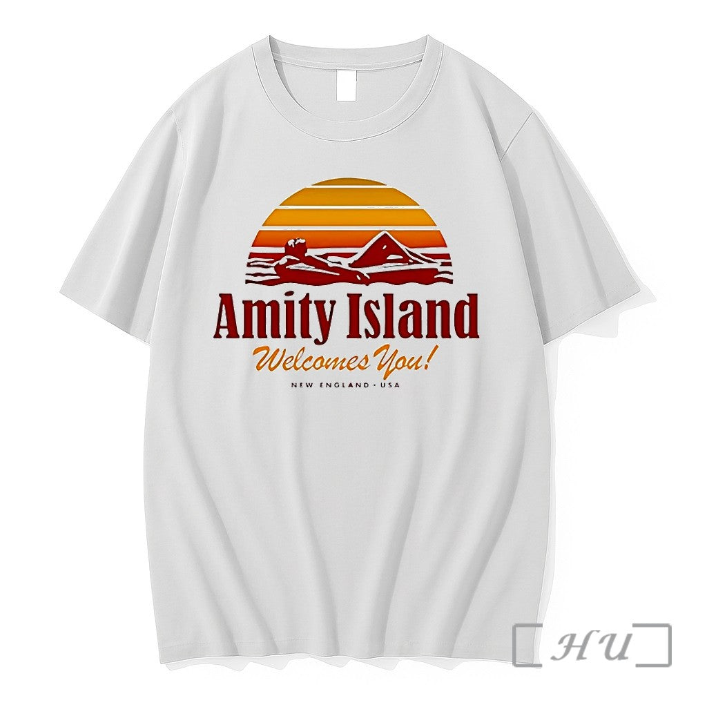 Amity Island Welcomes You New England Usa Tshirts Sweater Hoodie Jpg