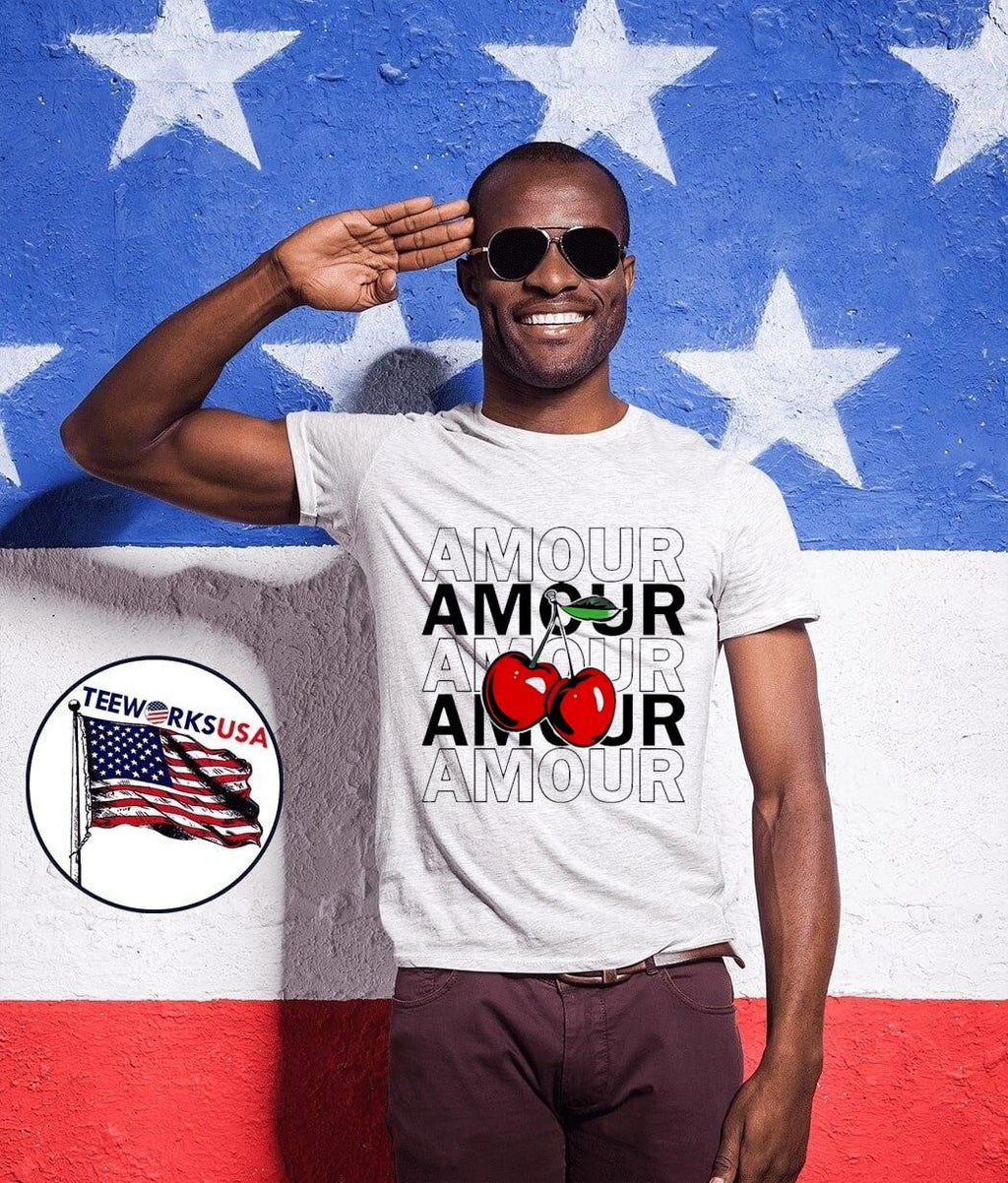 Amour Amour Amour Red Cherries shirt