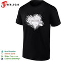 Anarchy shattered heart vandalism beautiful as a rock in a cops face shirt
