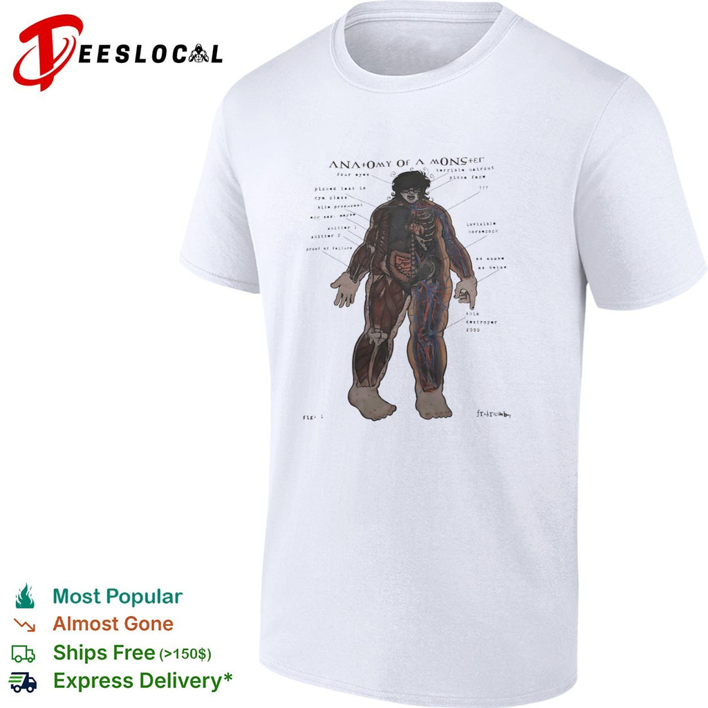 Anatomy of a monster figure shirt
