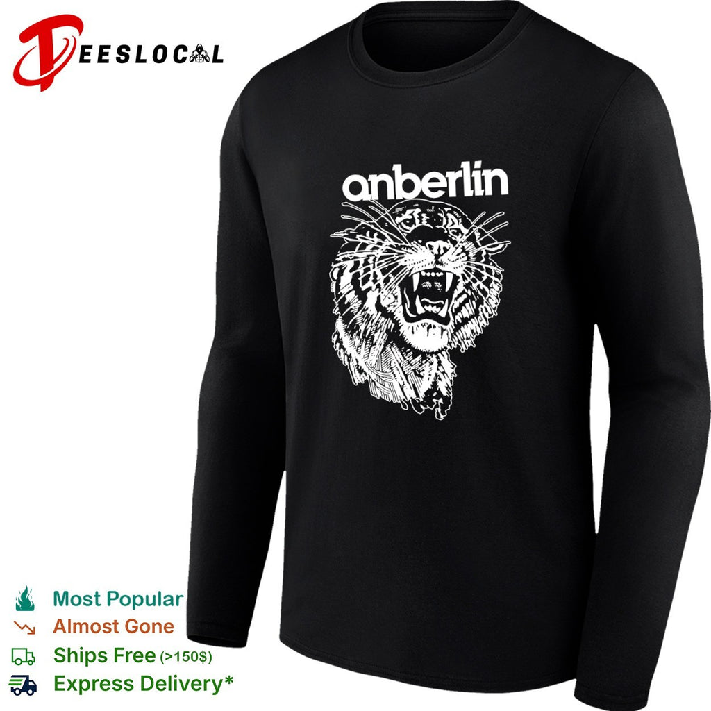 Anberlin band tiger head logo shirt