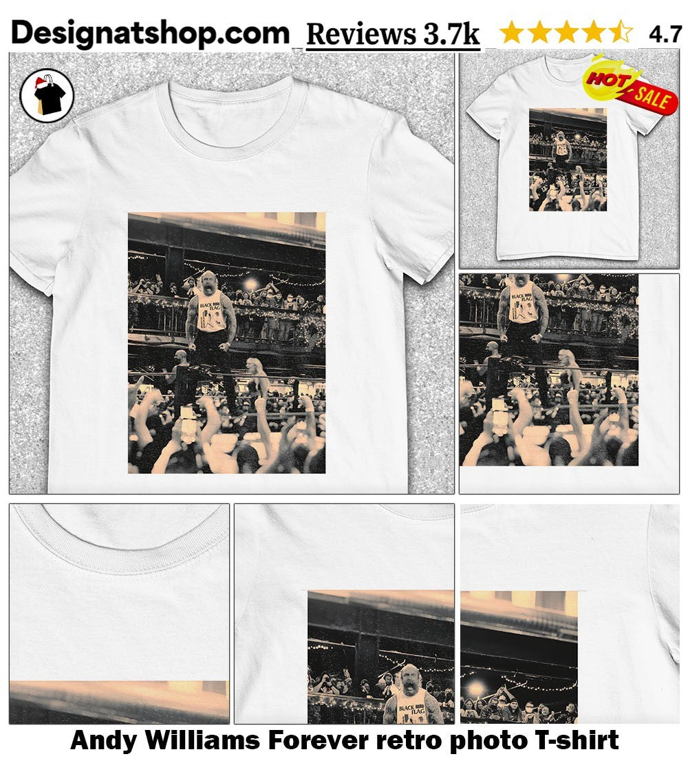 Andy Williams Forever retro photo shirt
