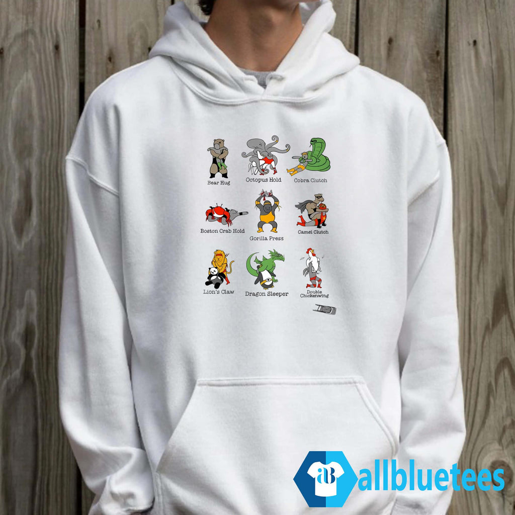 Animals Performing Wrestling Moves Named After Themselves Shirt