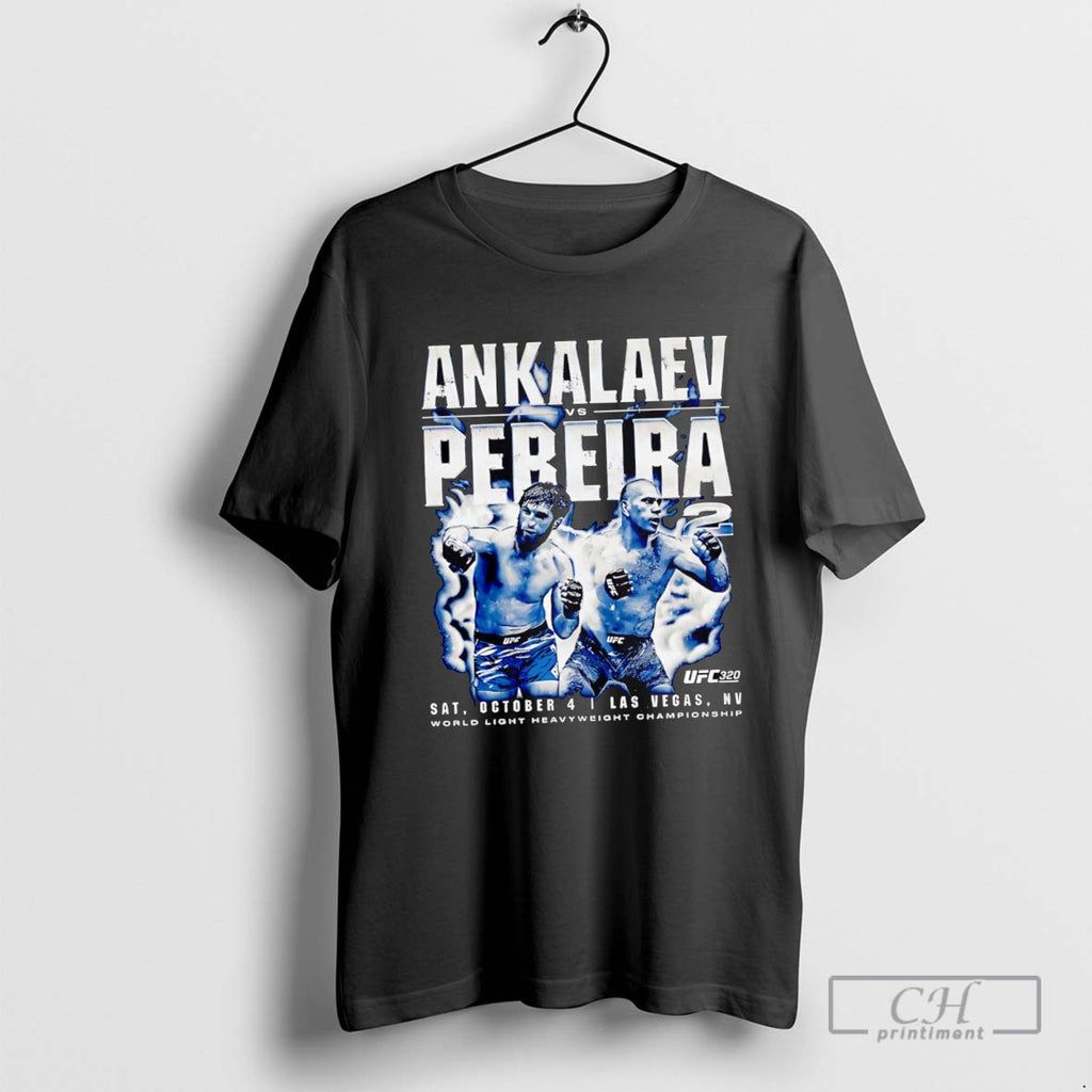 Ankalaev Vs Pereira 2 Ufc 320 World Light Heavyweight Championship Long Sleeve