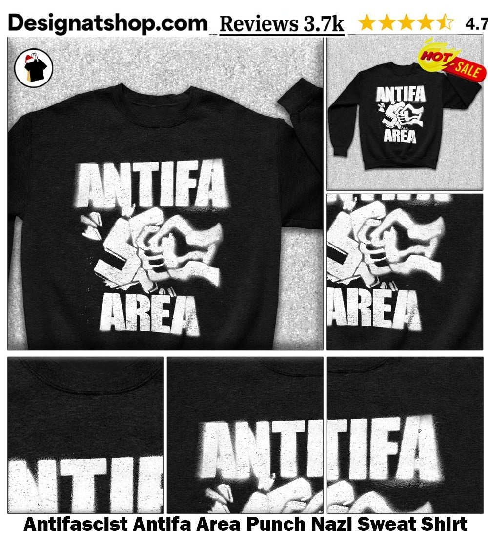Antifascist Antifa Area Punch Nazi shirt