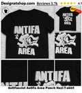 Antifascist Antifa Area Punch Nazi shirt