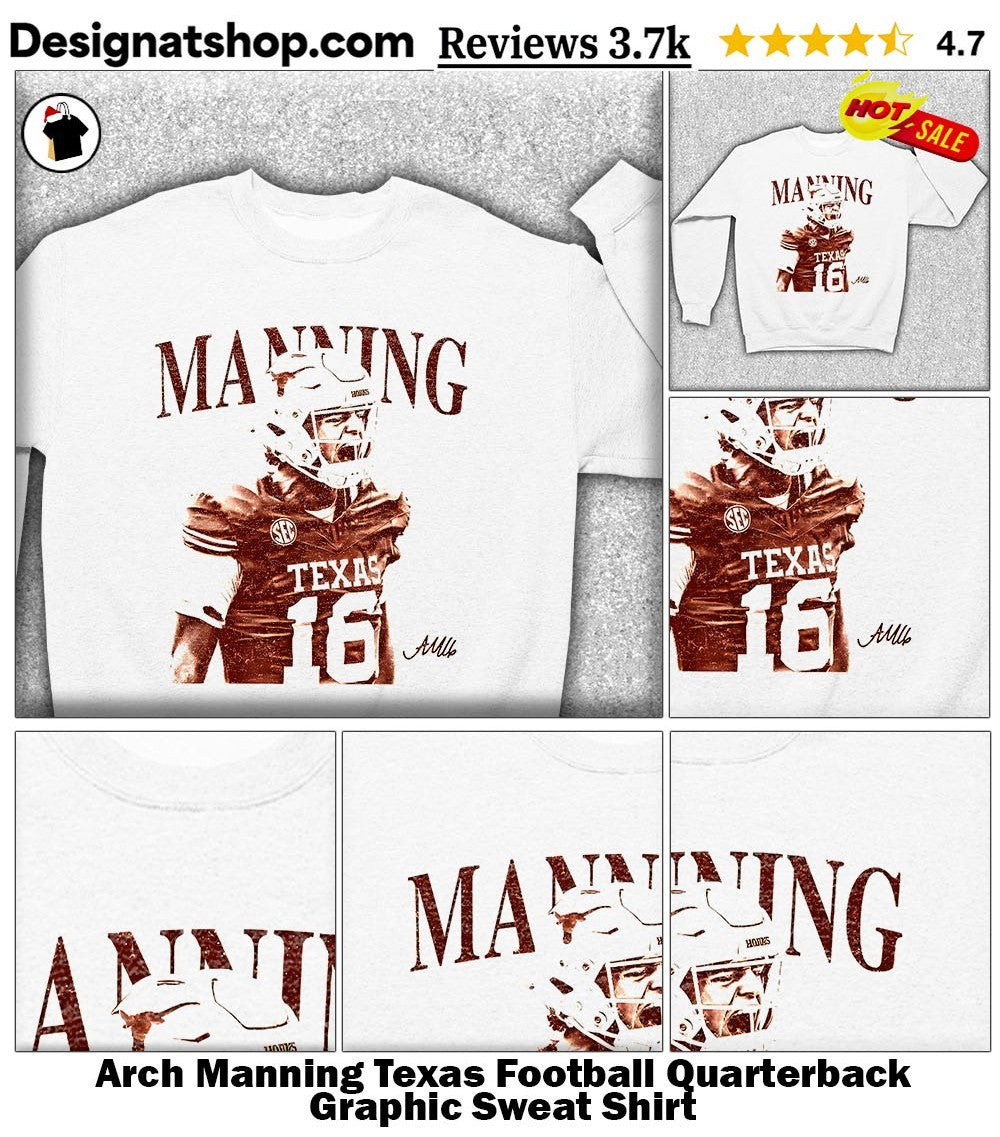 Arch Manning Texas Football Quarterback Graphic shirt