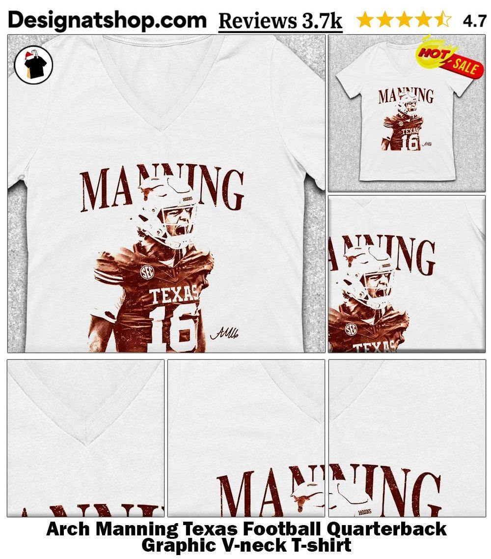 Arch Manning Texas Football Quarterback Graphic shirt