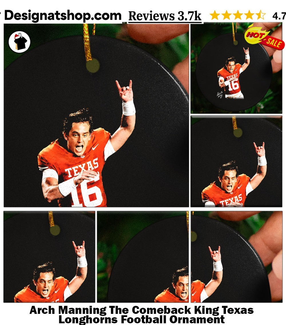 Arch Manning The Comeback King Texas Longhorns Football shirt