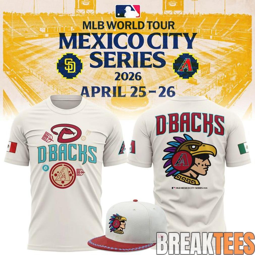 Arizona Diamondbacks MLB Mexico City Series 2026 Tshirt