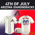 Arizona Diamondbacks USA 250 4th of July Baseball Jersey