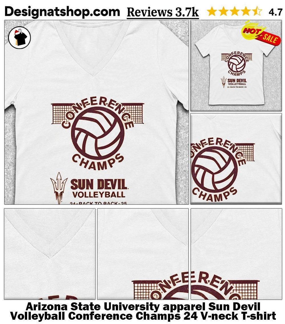 Arizona State University apparel Sun Devil Volleyball Conference Champs 24 shirt