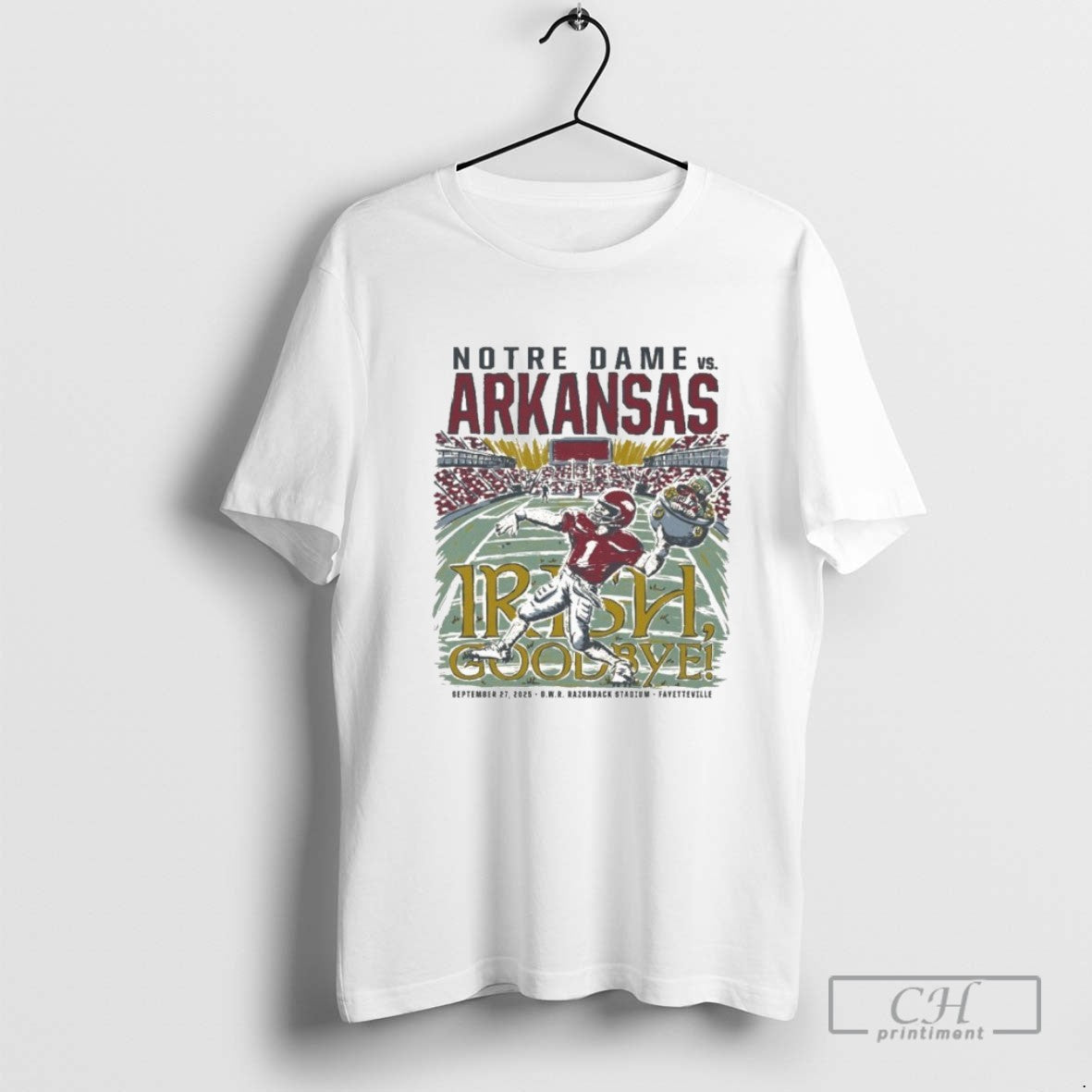 Arkansas Vs Notre Dame 2025 Irish Goodbye September 27