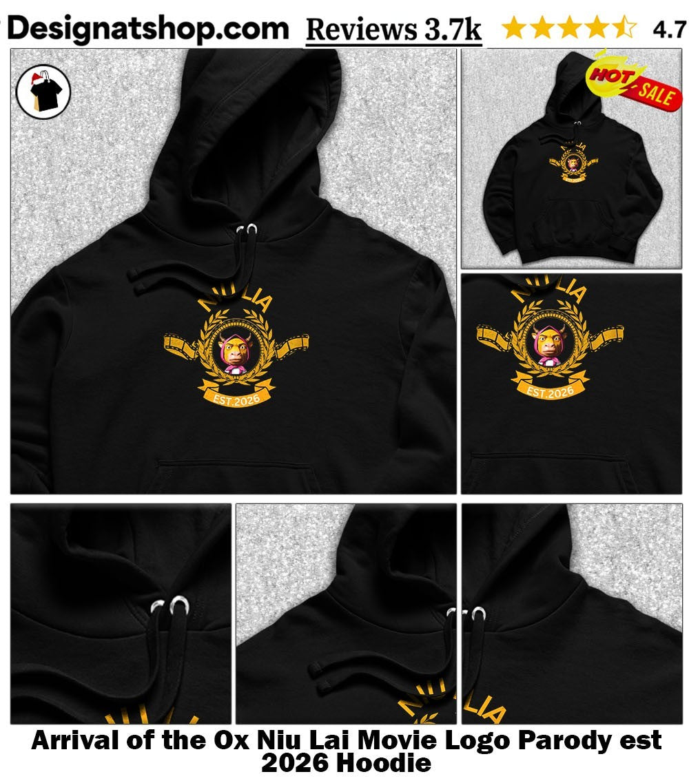 Arrival of the Ox Niu Lai Movie Logo Parody est 2026 shirt