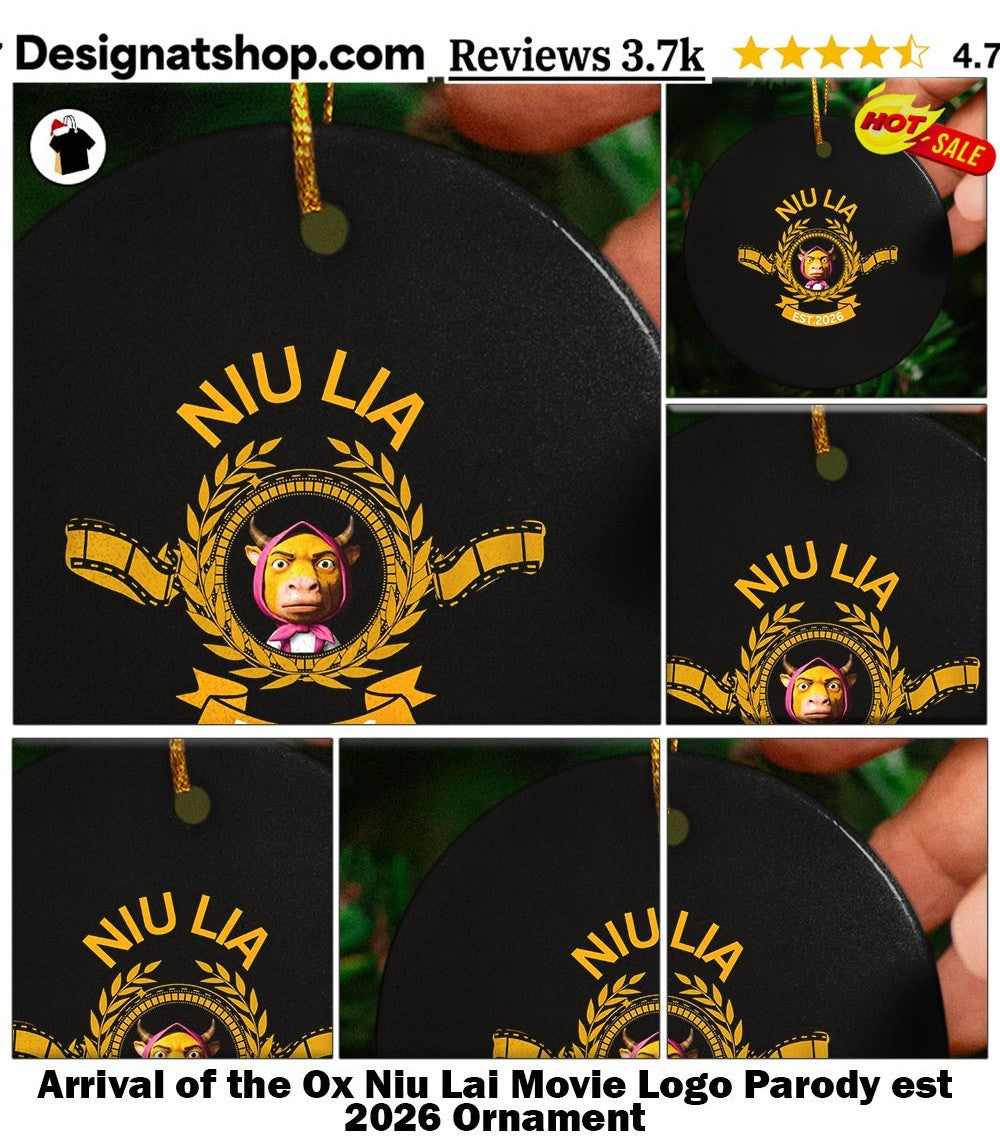 Arrival of the Ox Niu Lai Movie Logo Parody est 2026 shirt
