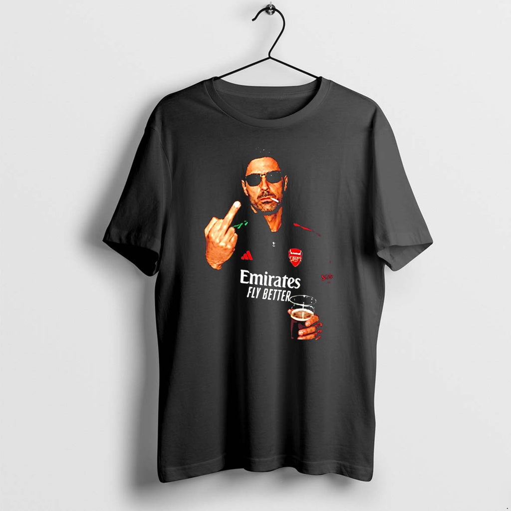 Arsenal Mikel Arteta Middle Finger Tee Tshirts Sweater Hoodie Jpg