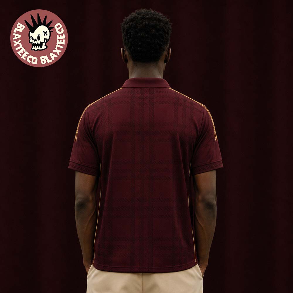 Arsenal X Burberry X Adidas British Heritage Concept Design By Aki Polo Shirt