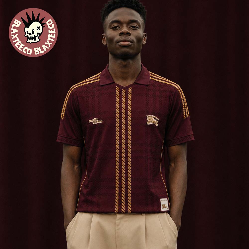Arsenal X Burberry X Adidas British Heritage Concept Design By Aki Polo Shirt
