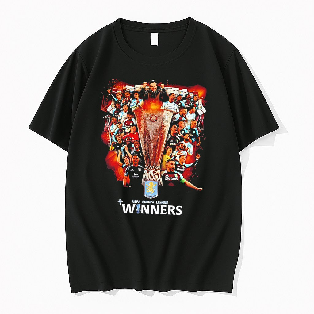 Aston Villa Uefa Europa League Winners 2026 Soccer Fan Tee Tshirts Sweater