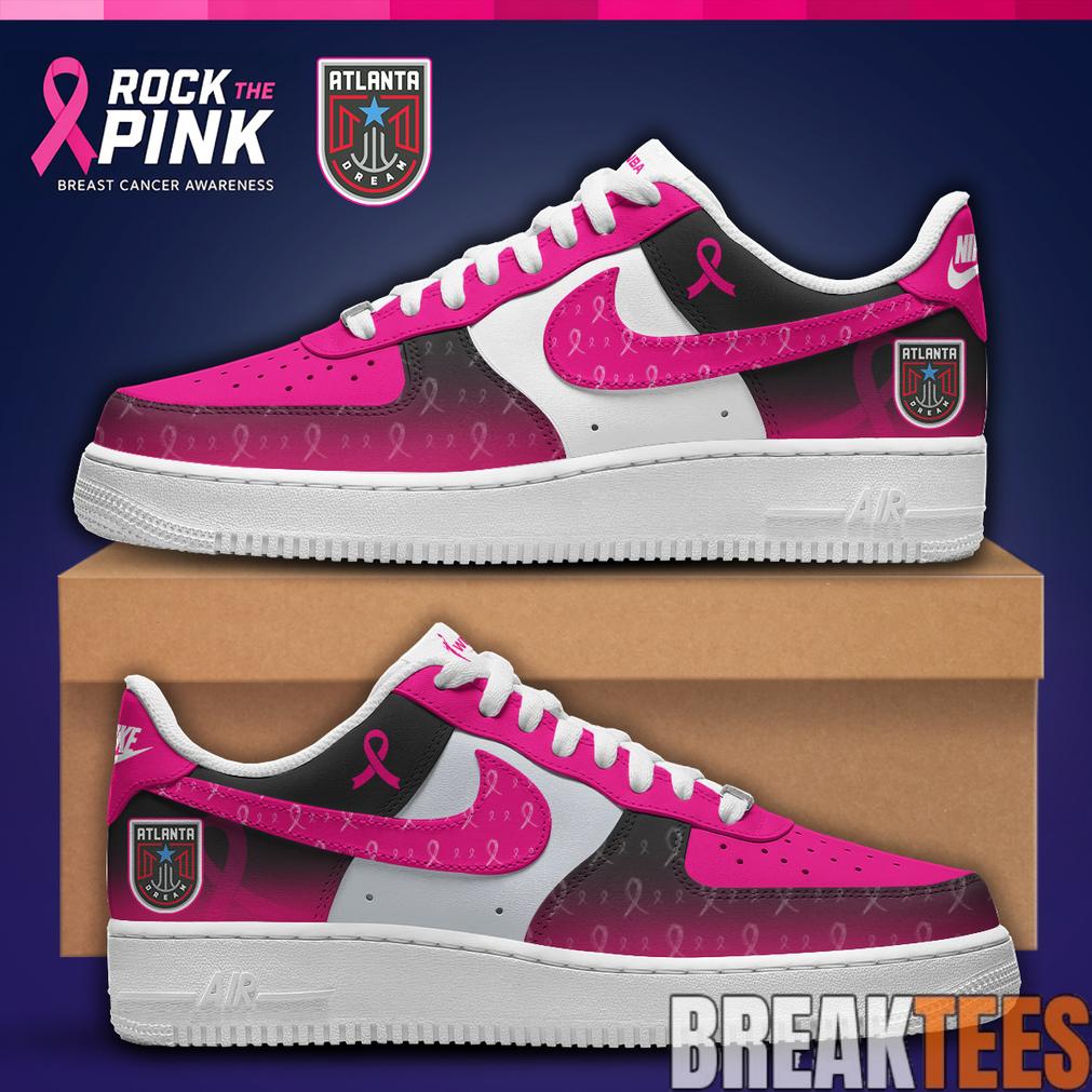 Atlanta Dream x Rock The Pink Air Force 1 Custom For Fans