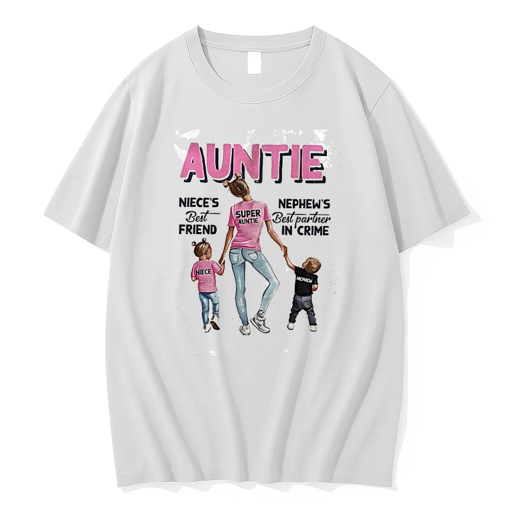 Auntie Nieces Best Friend Nephews Best Partner In Crime Tshirts Sweater