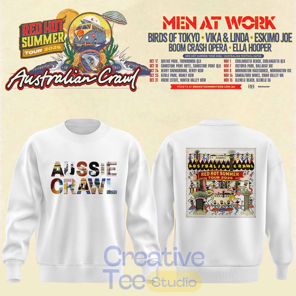 Australian Crawl – Red Hot Summer Tour 2026 Sweatshirt
