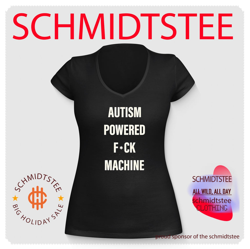 Autism Powered Fuck Machine Ironic Joke shirt
