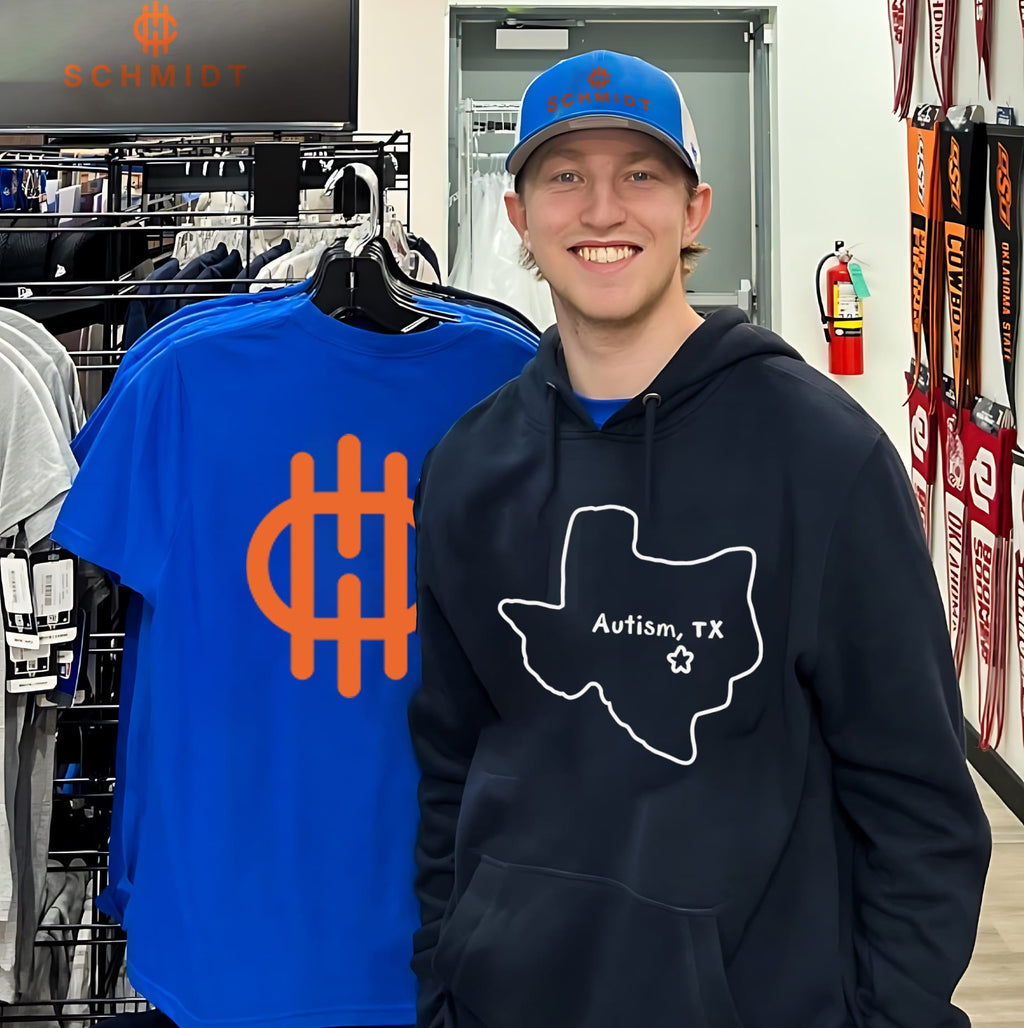 Autism Texas State Map Neurodiversity shirt