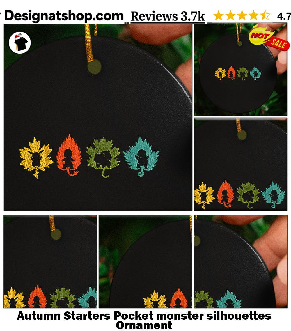 Autumn Starters Pocket monster silhouettes shirt