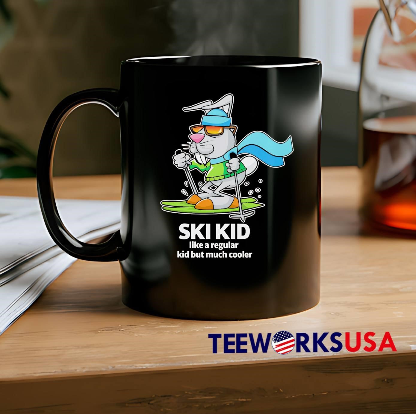 Awesome Ski Kid like a regular kid but much cooler shirt