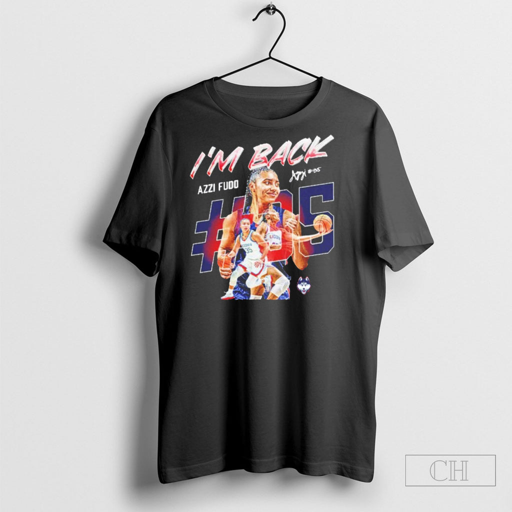 Azzi Fudd Uconn Huskies 35 Im Back Shirt Tee