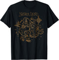 Peter Pan Never Land Map Graphic T-Shirt T-Shirt Small