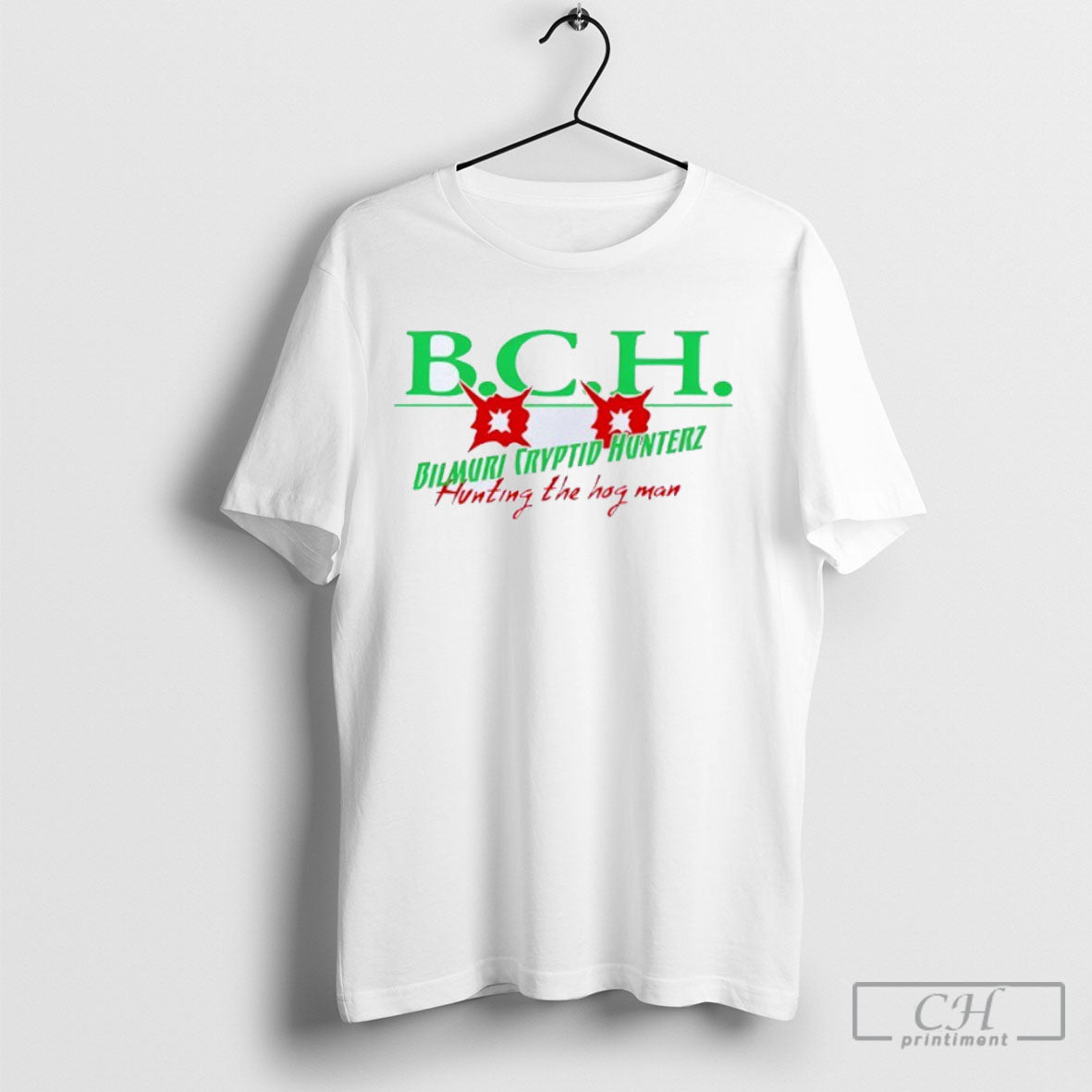 Bch Bilmuri Cryptid Hunterz Hunting The Hog Man Shirt