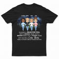 I'd Fight A Bear For You Camping Sisters - Sibling BFF Bestie Gift - Personalized Custom T Shirt