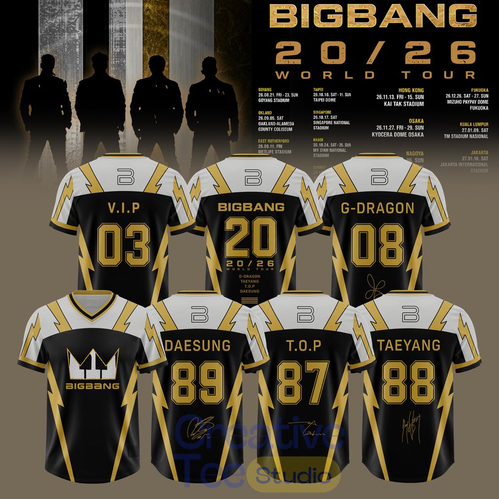 BIGBANG 20th Anniversary World Tour Special Football Jersey
