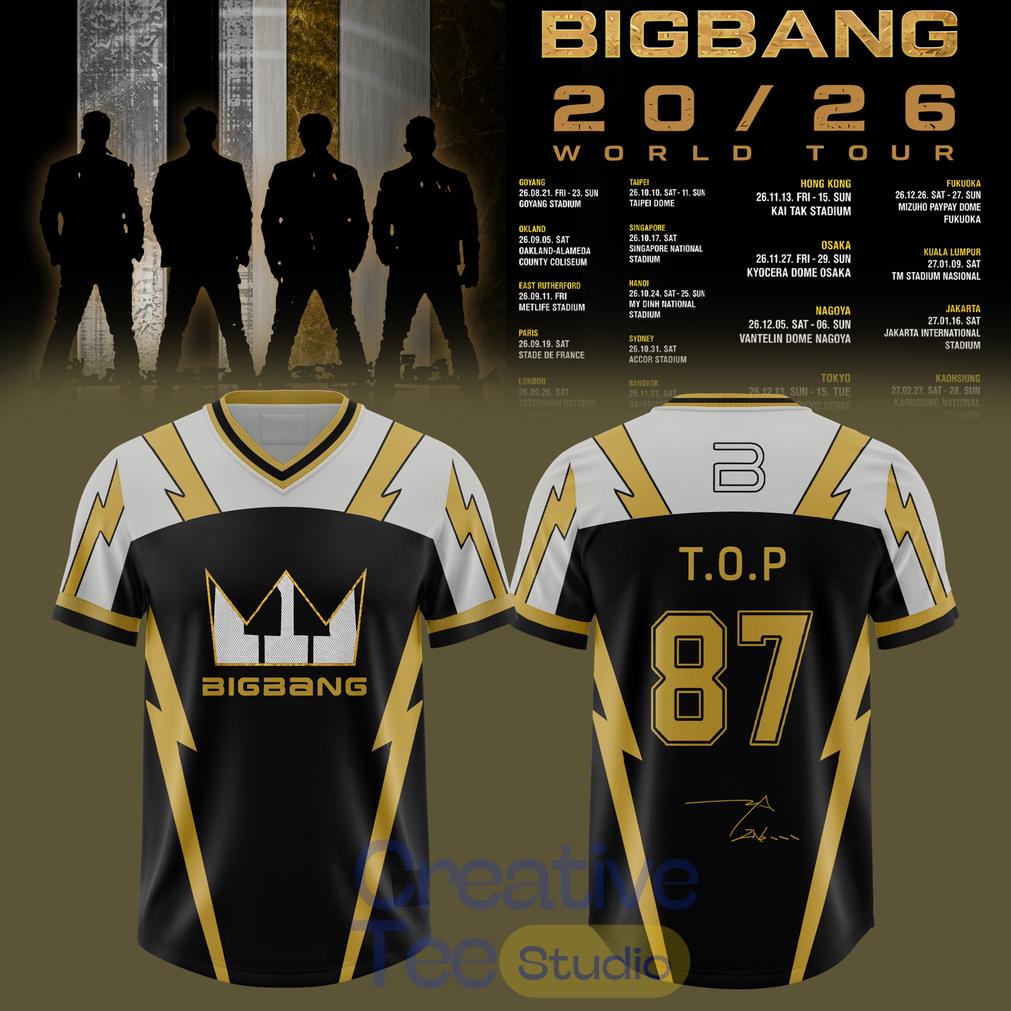 BIGBANG 20th Anniversary World Tour Special Football Jersey