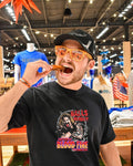 Balls Mahoney blood fire and barber wire shirt