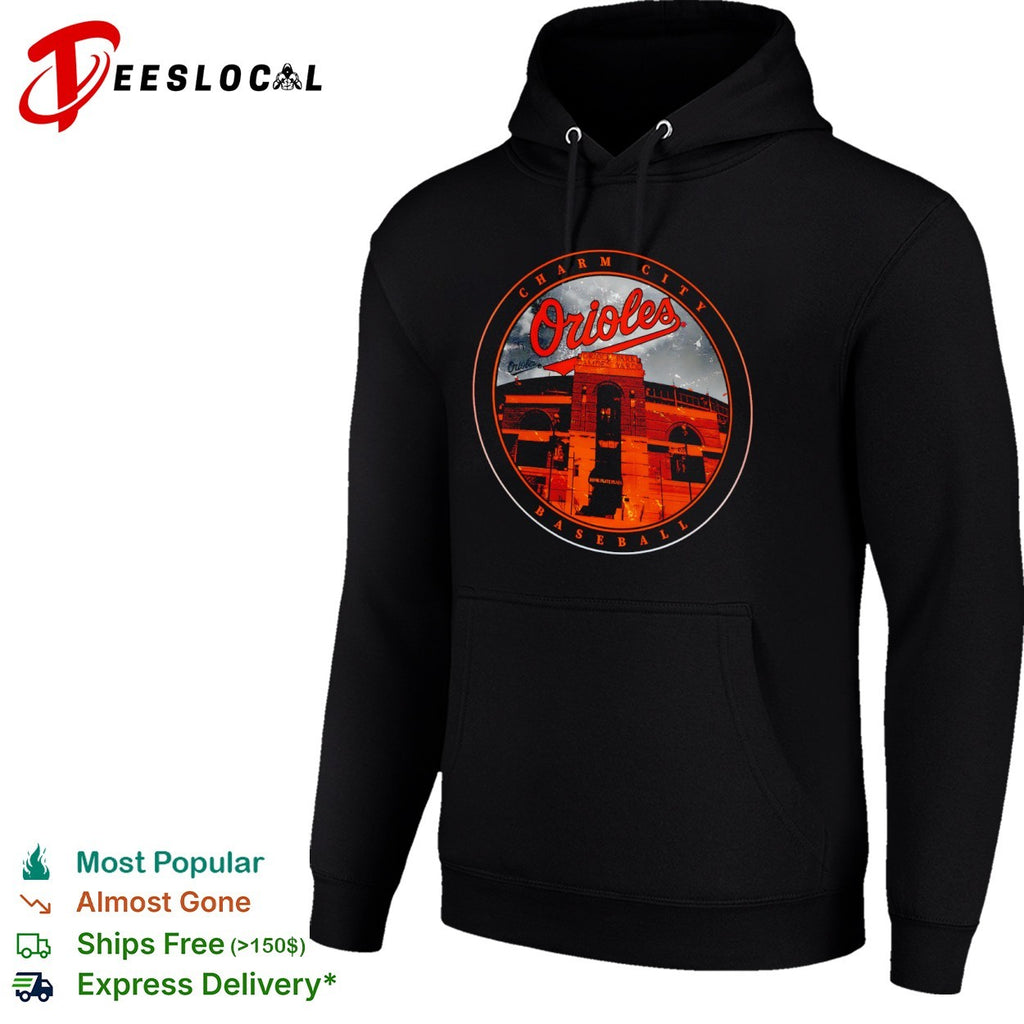 Baltimore Orioles Charm City stadium baseball Oriole Park Camden Yards Home Plate Plaza shirt